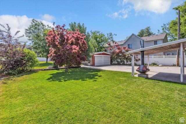 920 N 200 W, Bountiful, UT 84010 - view of yard featuring an outbuilding and a detached garage