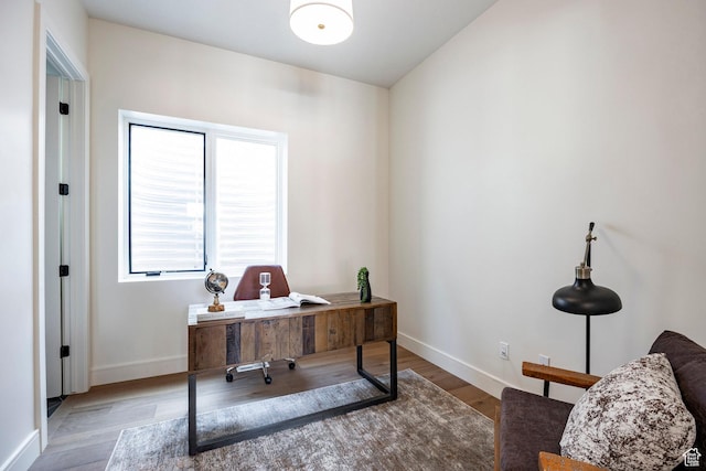4107 W Crest Ct, Park City, UT 84098 - home office featuring wood finished floors and baseboards