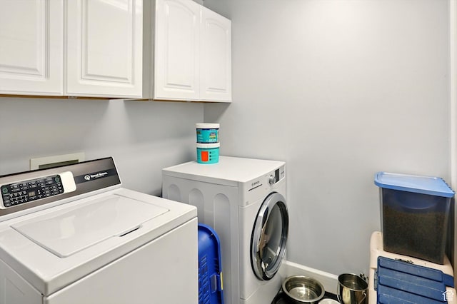 130 S 1500 W, Marriott Slaterville, UT 84404 - laundry area with washer and clothes dryer, cabinet space, and baseboards
