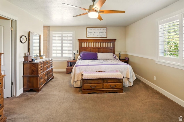 130 S 1500 W, Marriott Slaterville, UT 84404 - bedroom featuring light carpet, baseboards, and a ceiling fan