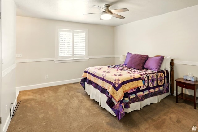 130 S 1500 W, Marriott Slaterville, UT 84404 - bedroom featuring carpet flooring, a ceiling fan, and baseboards