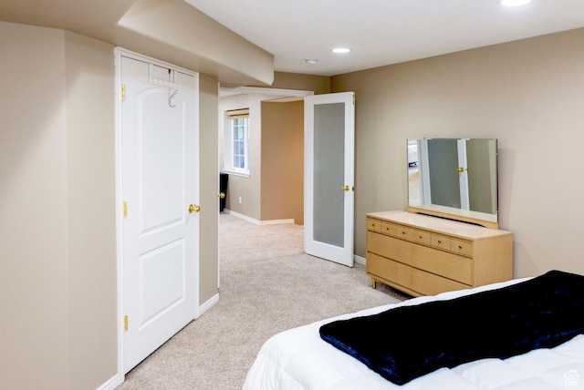 964 W Vahe St, Draper, UT 84020 - bedroom with light carpet, recessed lighting, and baseboards