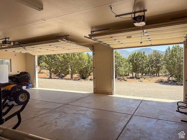 425 E Mule Deer Rd, Central, UT 84722 - garage featuring a garage door opener