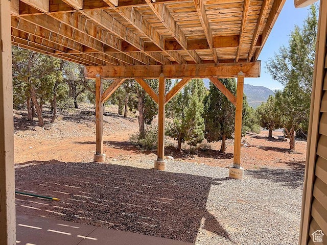 425 E Mule Deer Rd, Central, UT 84722 - view of patio / terrace with a mountain view