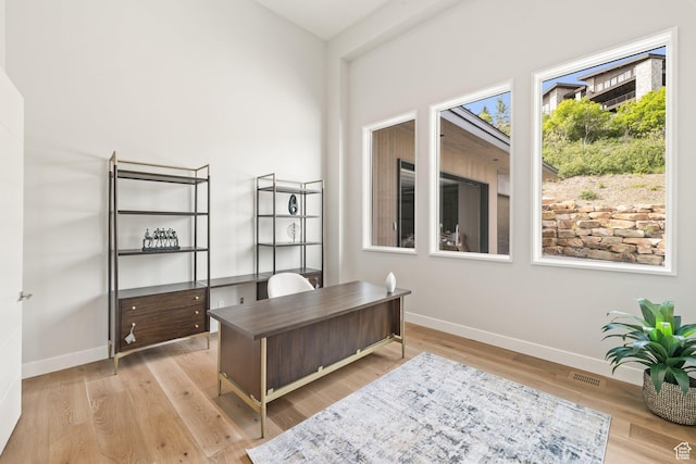 3654 Aspen Camp Loop, Park City, UT 84098 - office featuring baseboards and light wood-style flooring