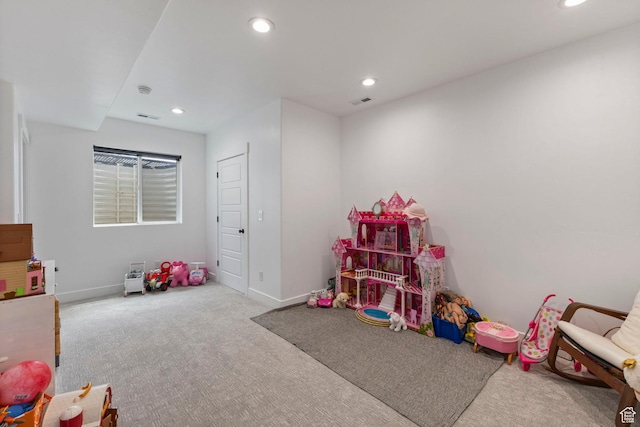 776 W Horizon Dr, Lehi, UT 84043 - rec room featuring carpet flooring, recessed lighting, and baseboards