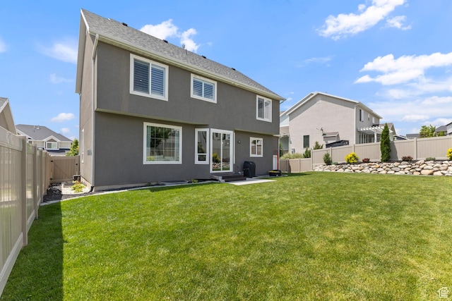 776 W Horizon Dr, Lehi, UT 84043 - rear view of property featuring stucco siding and a residential view
