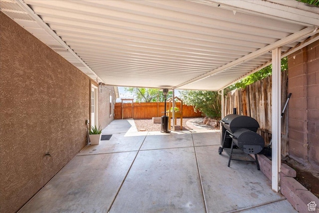 2811 E Paradise Way, St George, UT 84790 - fenced backyard featuring a patio area and area for grilling
