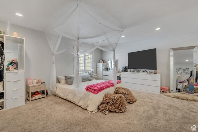 14496 S Edgemere Dr W, Herriman, UT 84096 - bedroom featuring carpet flooring and recessed lighting