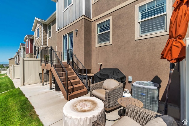 14496 S Edgemere Dr W, Herriman, UT 84096 - view of patio featuring central air condition unit