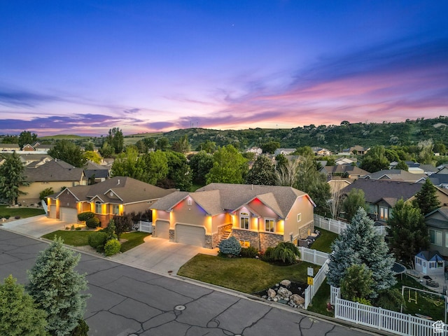 1809 E Kay Ln, South Weber, UT 84405 - aerial view of residential area