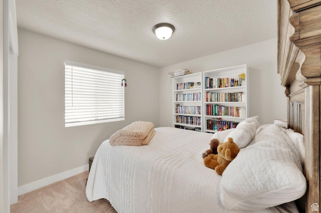 3154 S Edgewater Ln W, Syracuse, UT 84075 - bedroom featuring light colored carpet, baseboards, and a textured ceiling