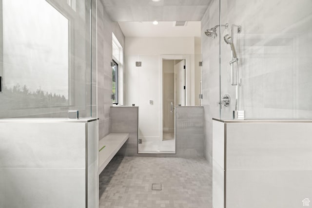 7175 Lupine Dr, Park City, UT 84098 - full bath featuring a shower stall and tile patterned flooring