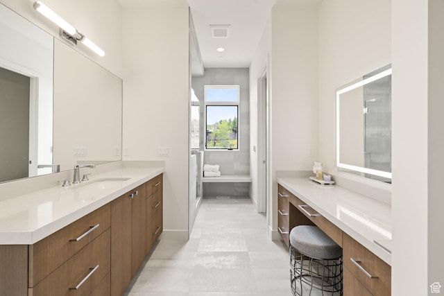7175 Lupine Dr, Park City, UT 84098 - full bath featuring vanity, baseboards, and tile patterned floors