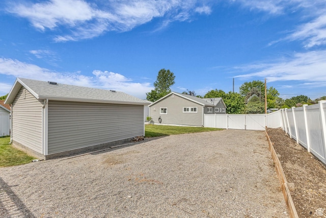 2224 N 600 W, Pleasant Grove, UT 84062 - view of yard featuring a gate and an outbuilding