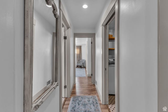 2224 N 600 W, Pleasant Grove, UT 84062 - hallway featuring light wood-style flooring and recessed lighting
