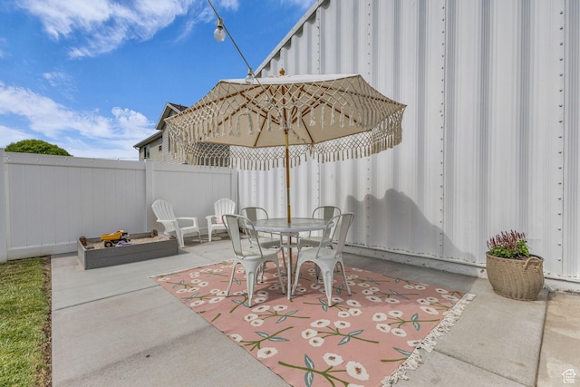 2224 N 600 W, Pleasant Grove, UT 84062 - fenced backyard with a patio area and outdoor dining area