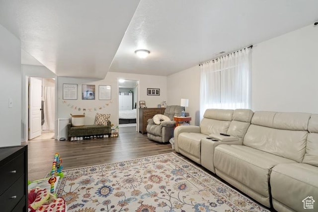 787 N 500 W, Brigham City, UT 84302 - living area with wood finished floors