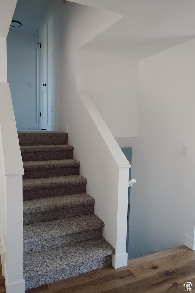 1102 E 120 S, Spanish Fork, UT 84660 - staircase with wood finished floors