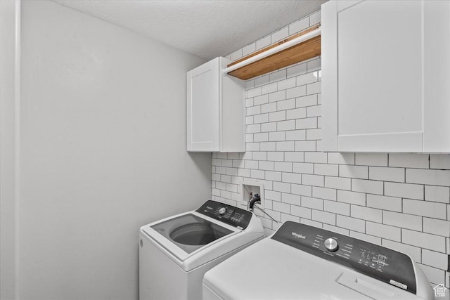 826 W 2630 N, Lehi, UT 84043 - washroom with cabinet space, washer and clothes dryer, and a textured ceiling