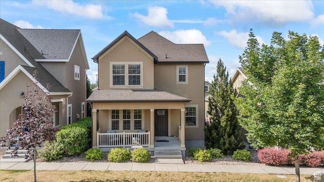 826 W 2630 N, Lehi, UT 84043 - traditional-style home featuring covered porch and stucco siding