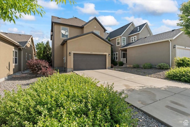 826 W 2630 N, Lehi, UT 84043 - traditional-style house with a garage, driveway, and stucco siding