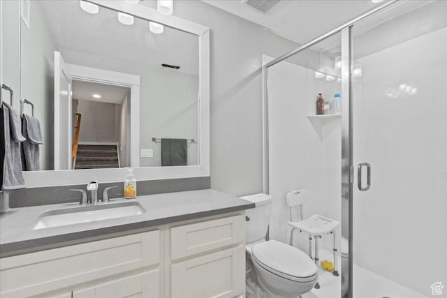 826 W 2630 N, Lehi, UT 84043 - bathroom with a stall shower, vanity, and toilet