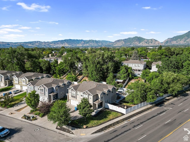 4475 S Lochnivar Ct E, Millcreek, UT 84107 - aerial view of residential area featuring mountains