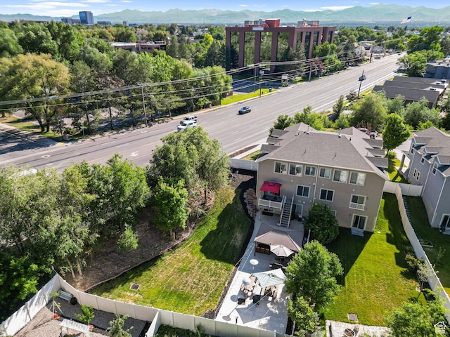 4475 S Lochnivar Ct E, Millcreek, UT 84107 - drone / aerial view of a mountainous background