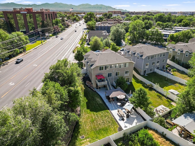 4475 S Lochnivar Ct E, Millcreek, UT 84107 - aerial perspective of suburban area featuring a mountain backdrop