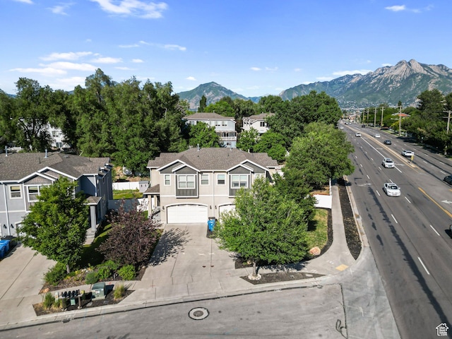 4475 S Lochnivar Ct E, Millcreek, UT 84107 - aerial view of residential area with mountains