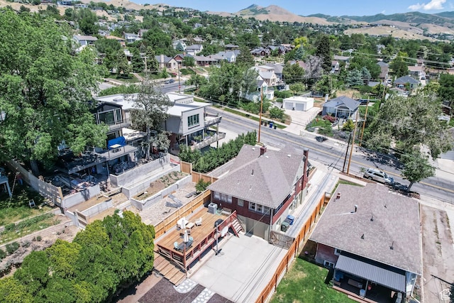 525 E St, Salt Lake City, UT 84103 - aerial view of residential area featuring a mountainous background