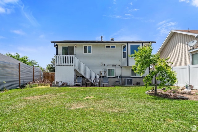 6097 S Azure Meadow Dr, Taylorsville, UT 84129 - back of property with cooling unit and stairway