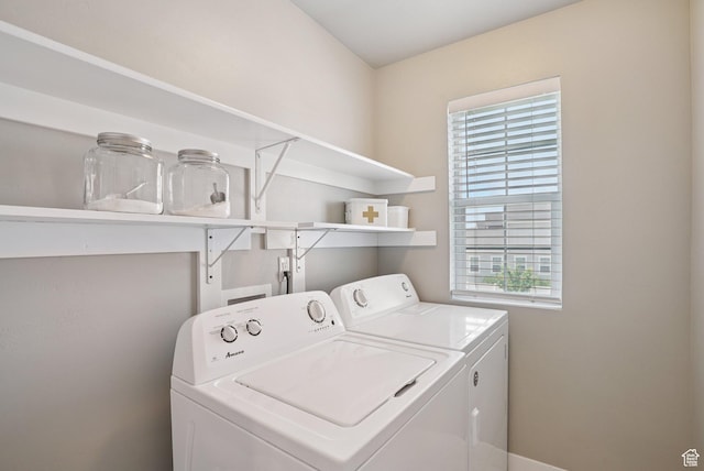 1123 W Osprey Dr, Stansbury Park, UT 84074 - laundry room with washing machine and clothes dryer