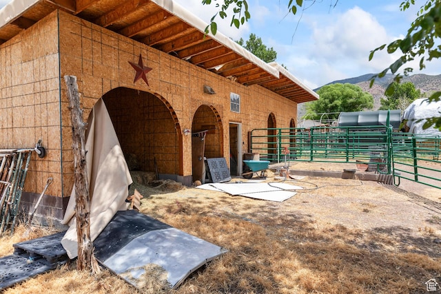 195 S 200 E, Monroe, UT 84754 - horse barn featuring a mountain view