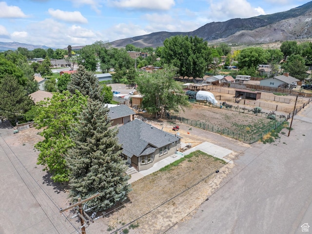 195 S 200 E, Monroe, UT 84754 - aerial perspective of suburban area featuring a mountainous background