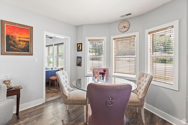 195 S 200 E, Monroe, UT 84754 - dining room featuring baseboards and dark wood finished floors