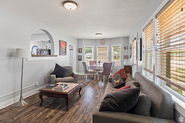 195 S 200 E, Monroe, UT 84754 - living area with wood finished floors and baseboards