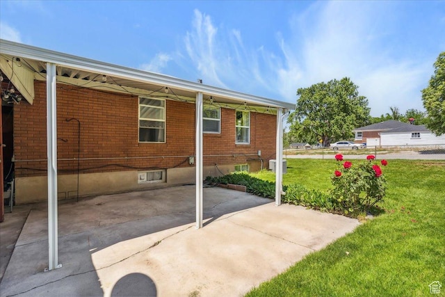 630 Polk Ave, Ogden, UT 84404 - view of patio featuring central air condition unit