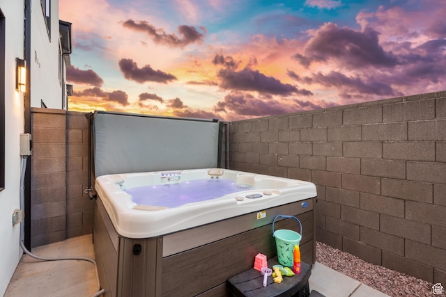 306 E 500 N Unit 34, Hurricane, UT 84737 - view of patio with a hot tub