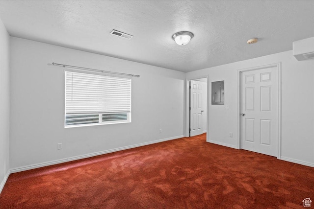 6286 W Anders Ridge Way S, West Valley City, UT 84128 - unfurnished bedroom featuring carpet floors, a textured ceiling, electric panel, and baseboards