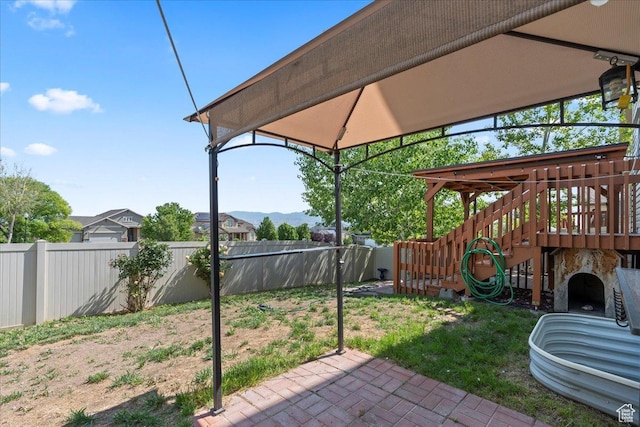 6286 W Anders Ridge Way S, West Valley City, UT 84128 - fenced backyard featuring a patio area