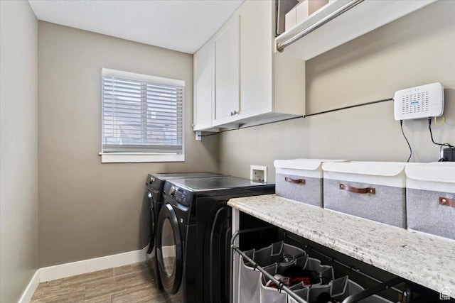 1628 W 1050 S, Syracuse, UT 84075 - washroom with cabinet space, washer and clothes dryer, baseboards, and wood finished floors