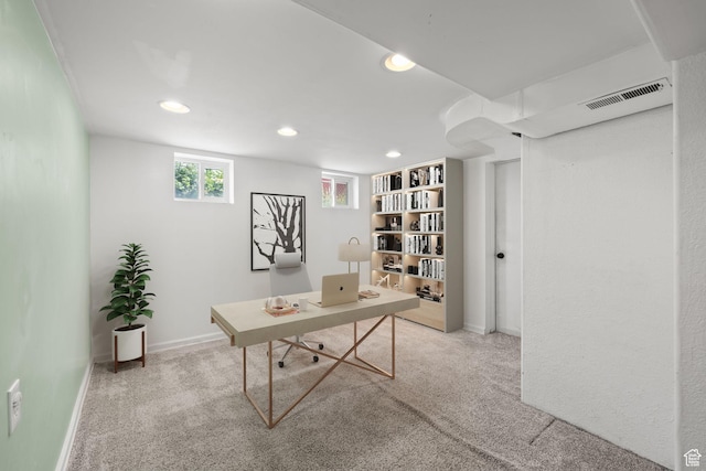 234 W 500 S, Provo, UT 84601 - office featuring carpet flooring, recessed lighting, and baseboards