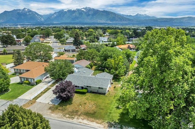 10453 S 2775th St W, South Jordan, UT 84095 - aerial perspective of suburban area featuring a mountainous background
