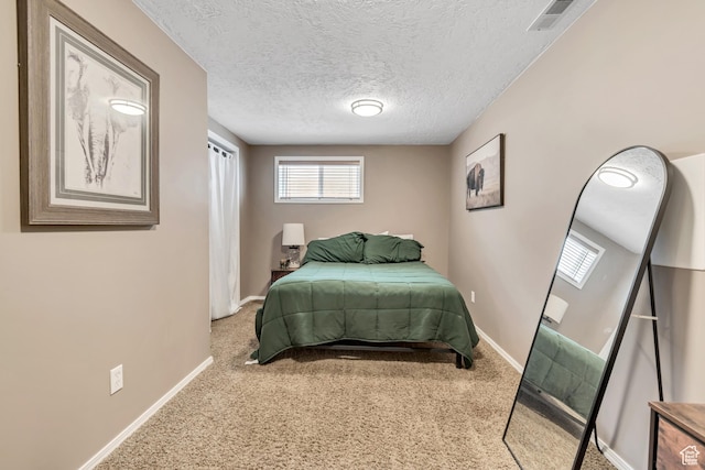 10453 S 2775th St W, South Jordan, UT 84095 - carpeted bedroom with multiple windows, baseboards, and a textured ceiling