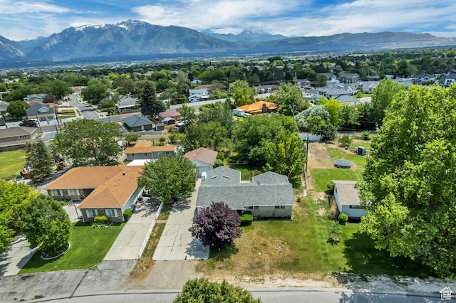 10453 S 2775th St W, South Jordan, UT 84095 - aerial view of residential area with a mountainous background