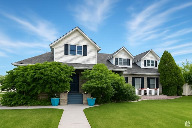 3480 S 4000th Rd W, Delta, UT 84624 - view of front facade featuring a front lawn, roof with shingles, and covered porch