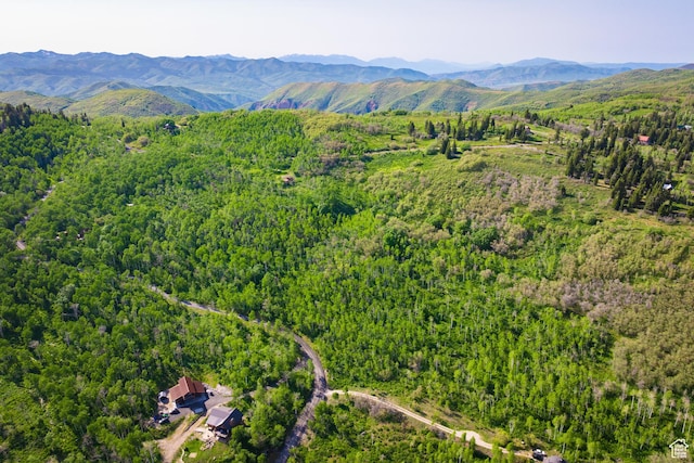 10754 Basin Canyon Rd, Park City, UT 84098 - aerial view of a heavily wooded area and mountains