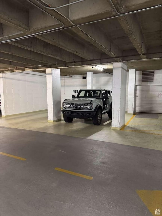 241 N Vine St Unit 1E, Salt Lake City, UT 84103 - view of parking garage